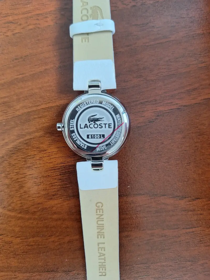 Reloj Lacoste blanco con correas - 4