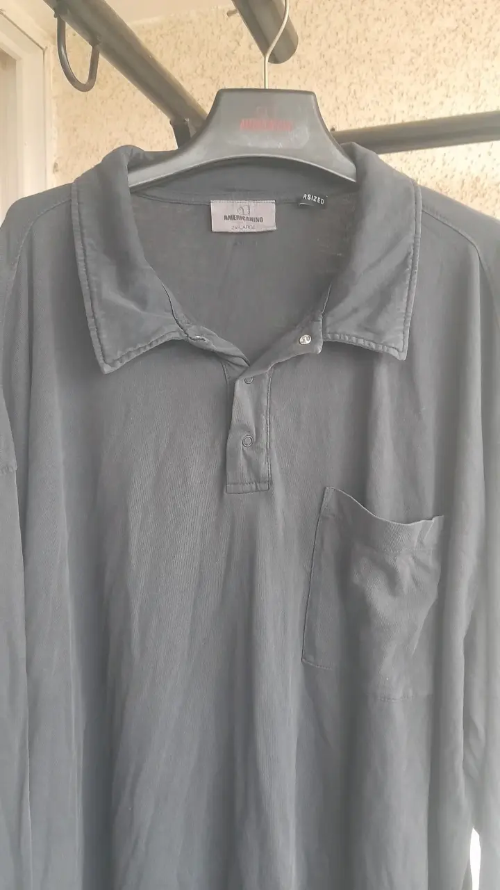 Polo Americano gris oscuro 2 XL - 1