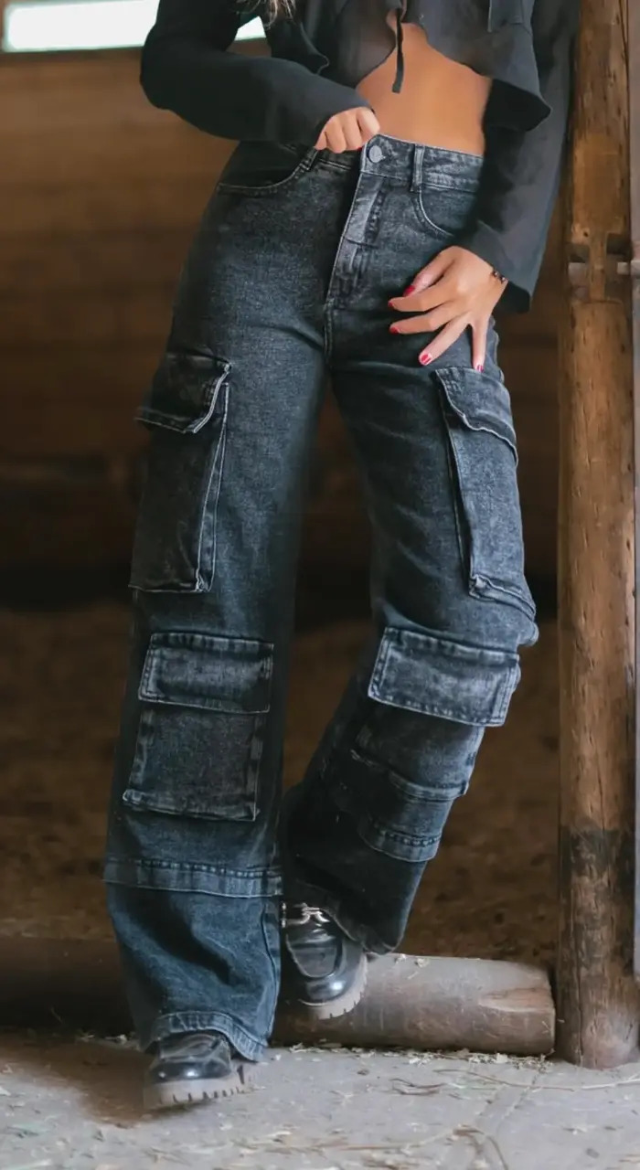 Jeans cargo RAINDOOR - 1