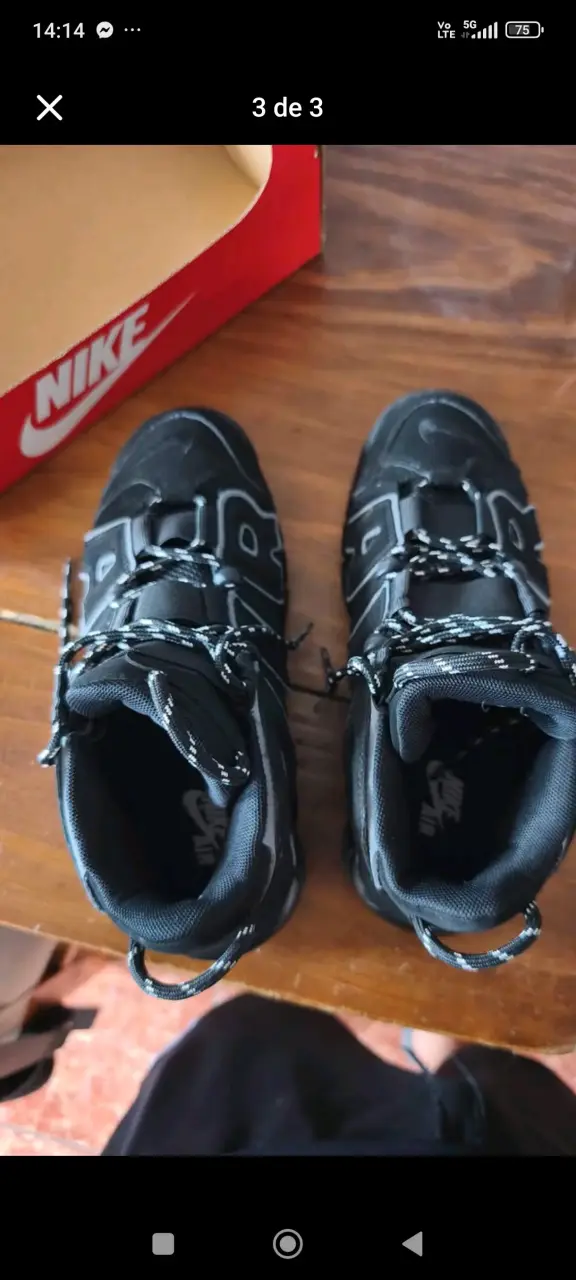 Zapatillas negras Nike Air - 1
