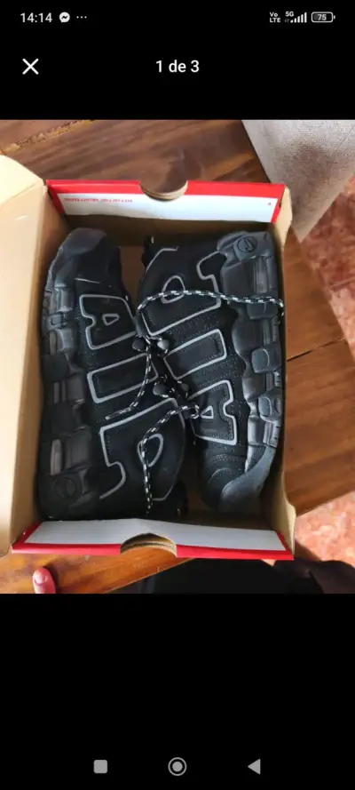 Zapatillas negras Nike Air - miniatura 3