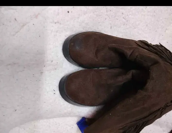 Botas marrones de gamuza - 3