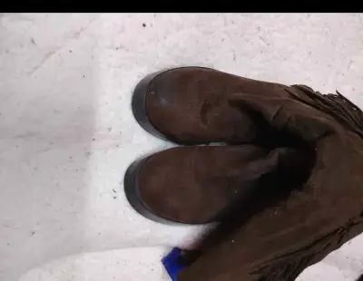 Botas marrones de gamuza - miniatura 3