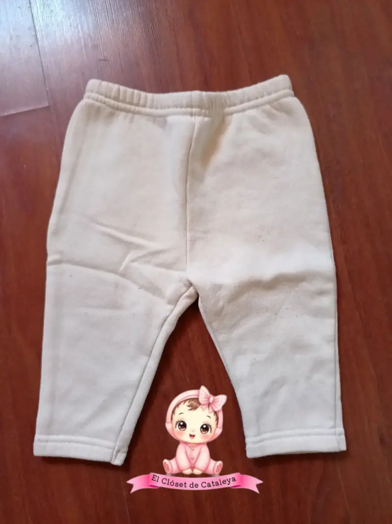 Pantalones de bebé beige