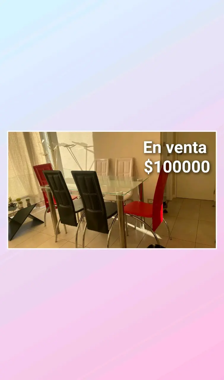 Juego de comedor moderno