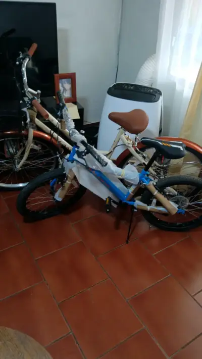 Bicicletas. Mujer y niño - miniatura 1