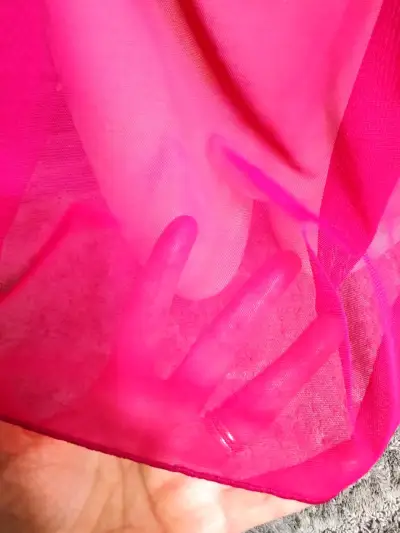 Camisón fucsia encaje romántico - miniatura 5