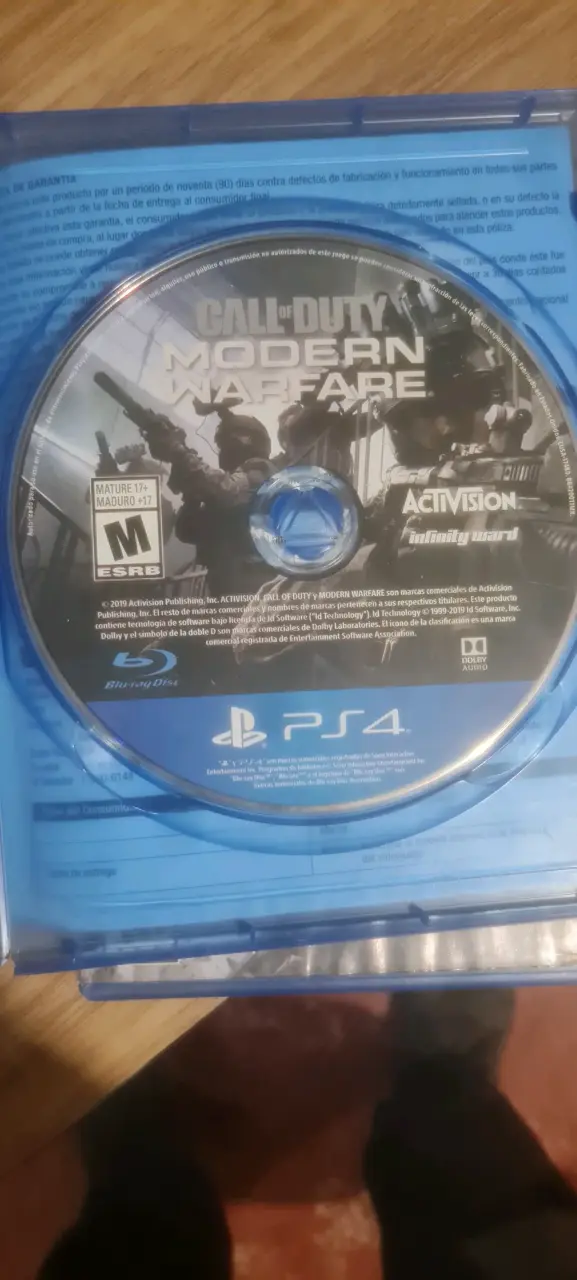 Disco PS4 Call of Duty: Modern Warfare