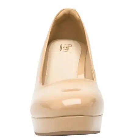 Zapatos de tacón beige - miniatura 1