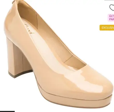 Zapatos de tacón beige - miniatura 2