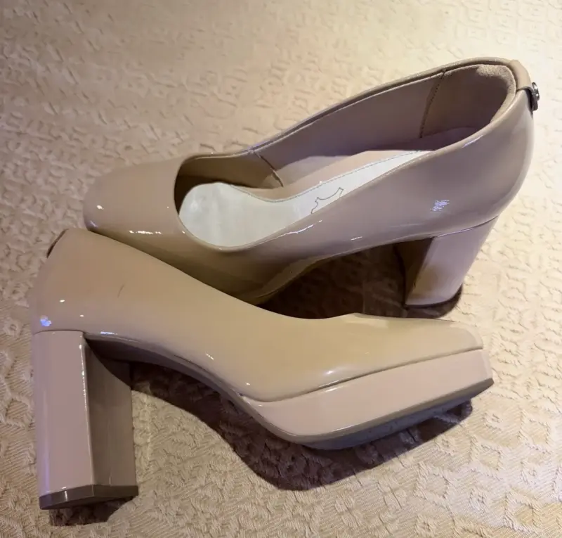 Zapatos de tacón beige - 3