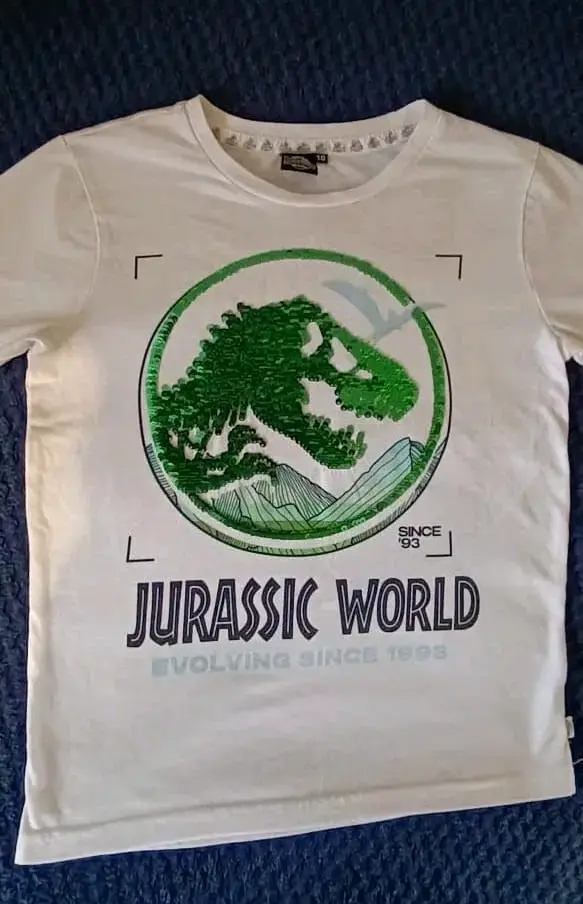 Polera blanca Jurassic World - 2