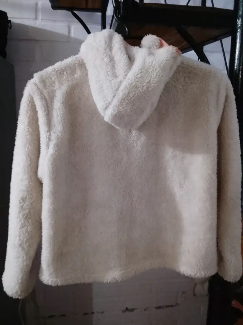 Chaqueta polar blanca para niños - 2