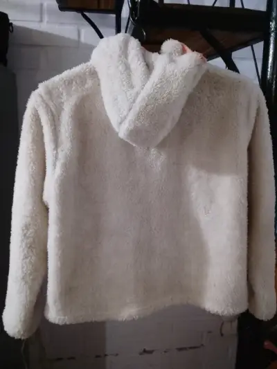 Chaqueta polar blanca para niños - miniatura 2