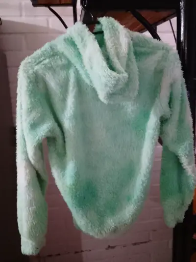 Chaqueta polar blanca para niños - miniatura 6