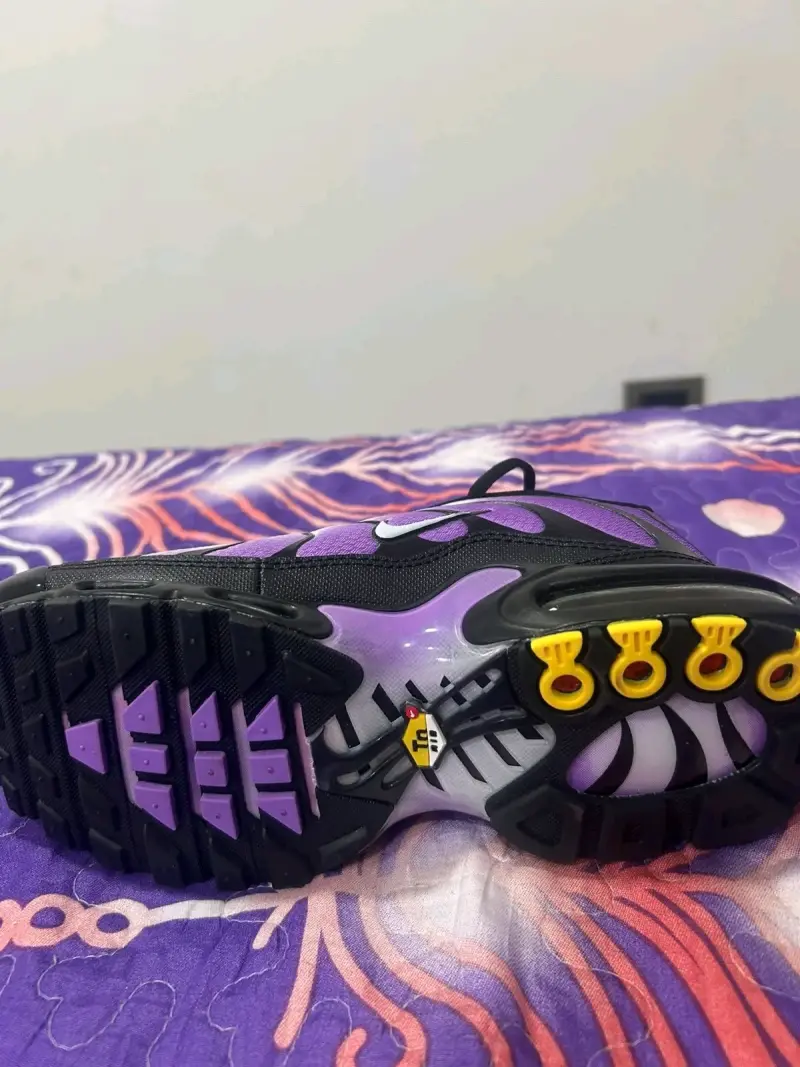 Zapatillas deportivas moradas negras - 2
