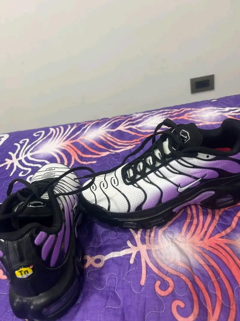 Zapatillas deportivas moradas negras - 3