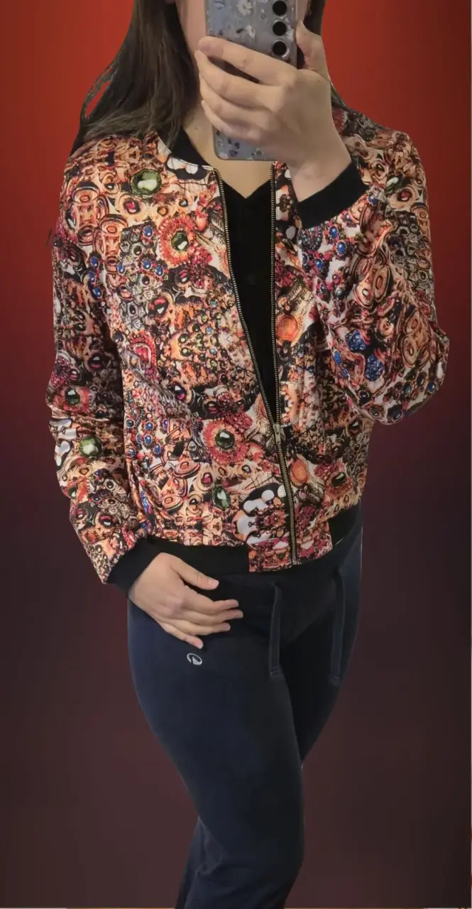 Chaqueta estampada colorida - 2