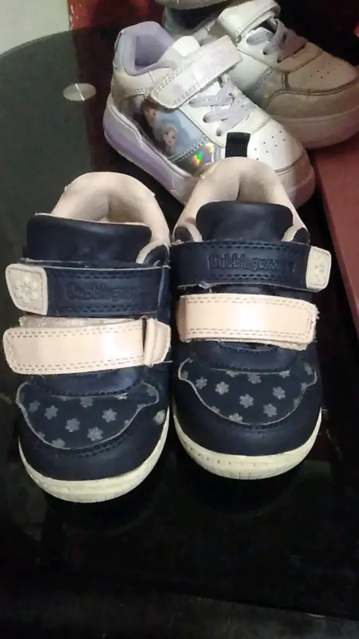 Zapatillas Bubble Gummers azules y rosadas - 1