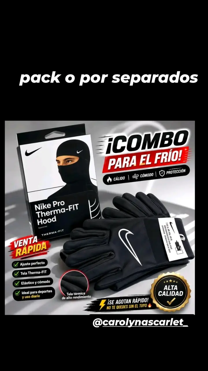 Combo Nike Pro Therma-FIT - 1
