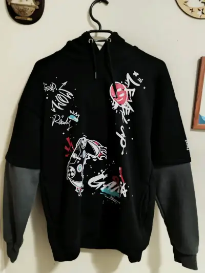 Chaqueta deportiva azul y blanca - miniatura 6