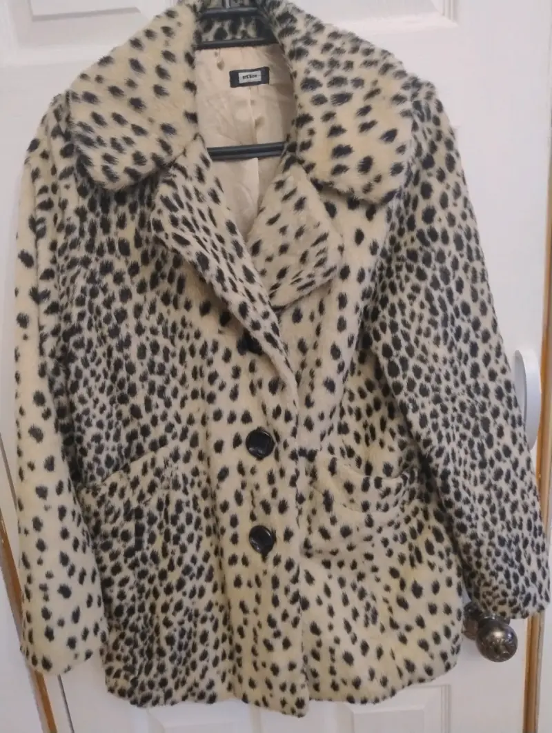 Abrigo estampado de leopardo - 1