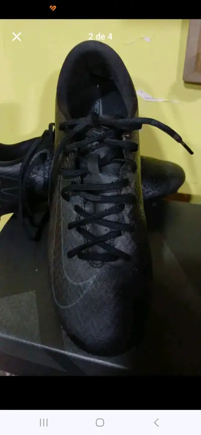Botines de fútbol negros - miniatura 3