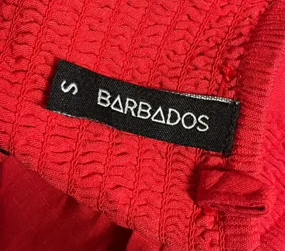 Vestido rojo con tirantes - miniatura 2