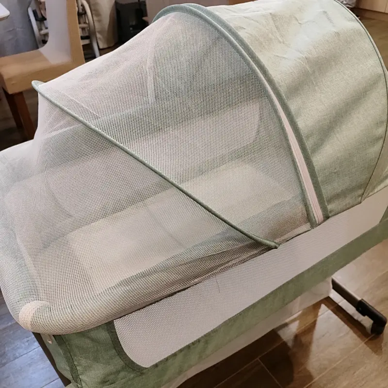 Cuna colecho color verde agua unisex - 5