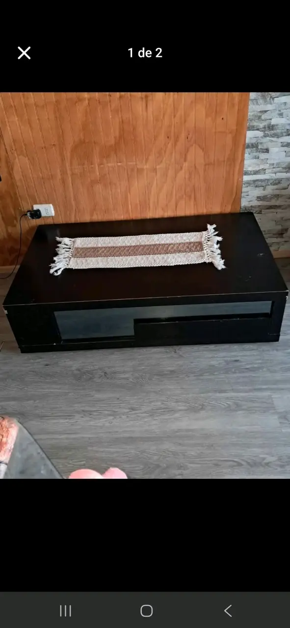 Mesa de centro negra