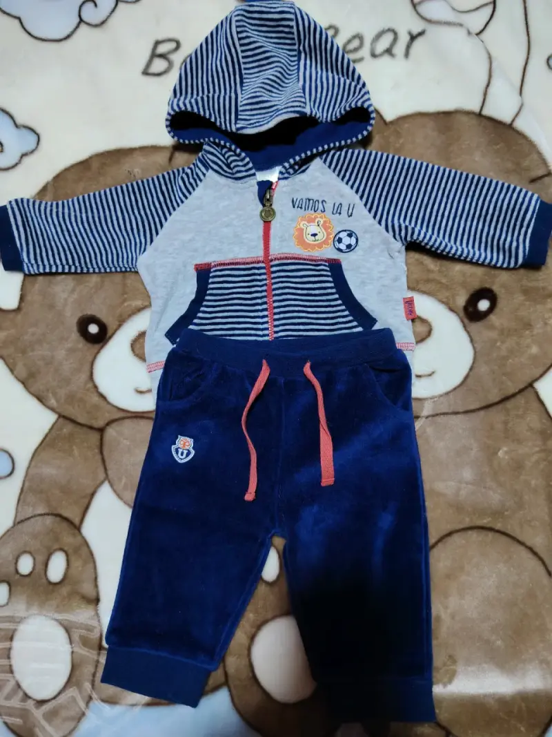 Conjunto bebé vamos la U Talla RN