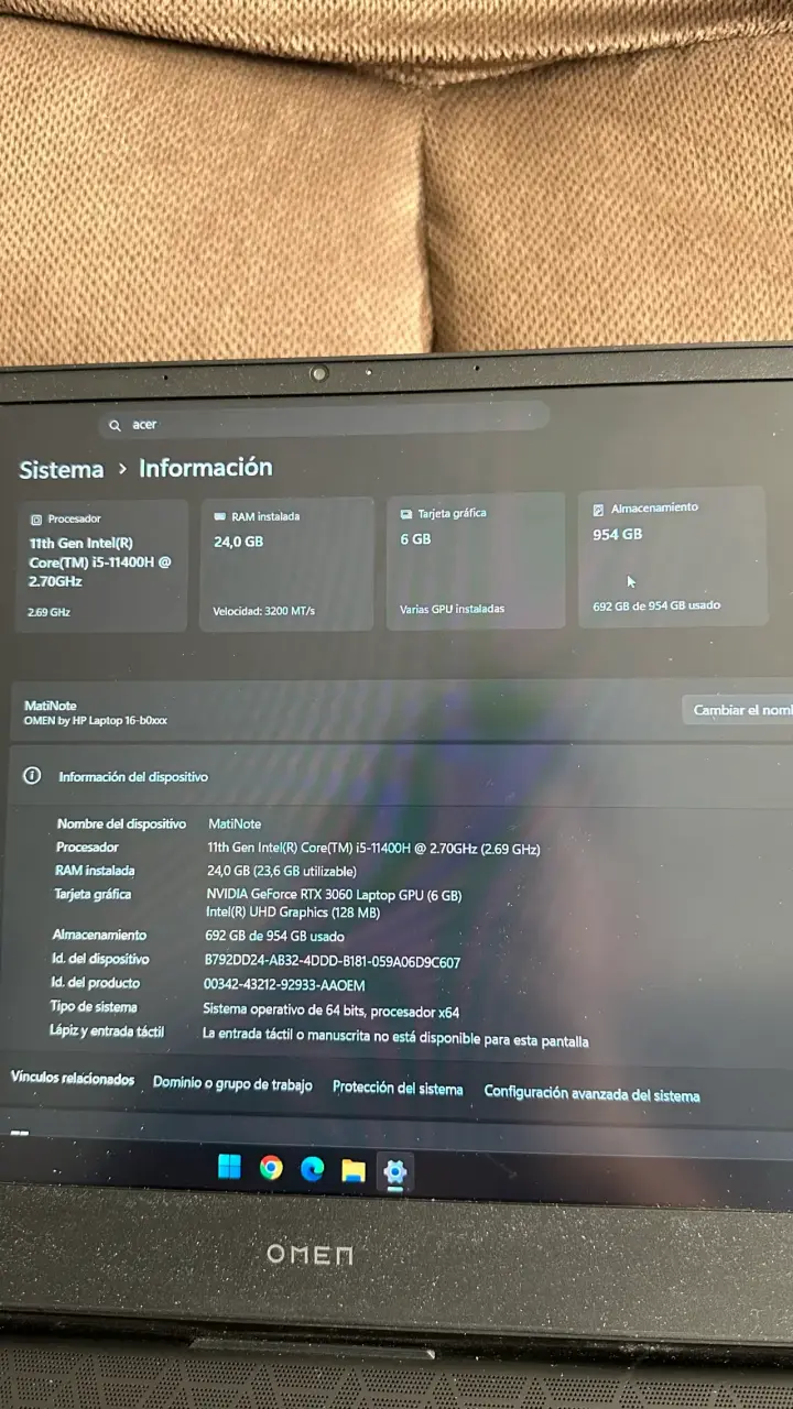 Laptop HP Omen 16 - 3