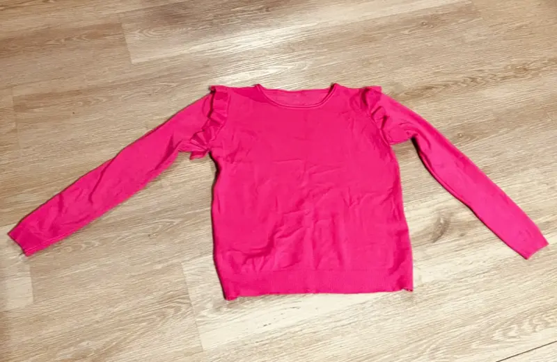Polera manga larga rosada