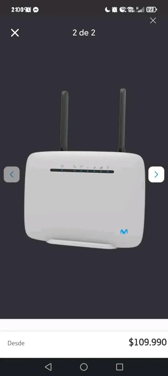 Router Movistar blanco - 3