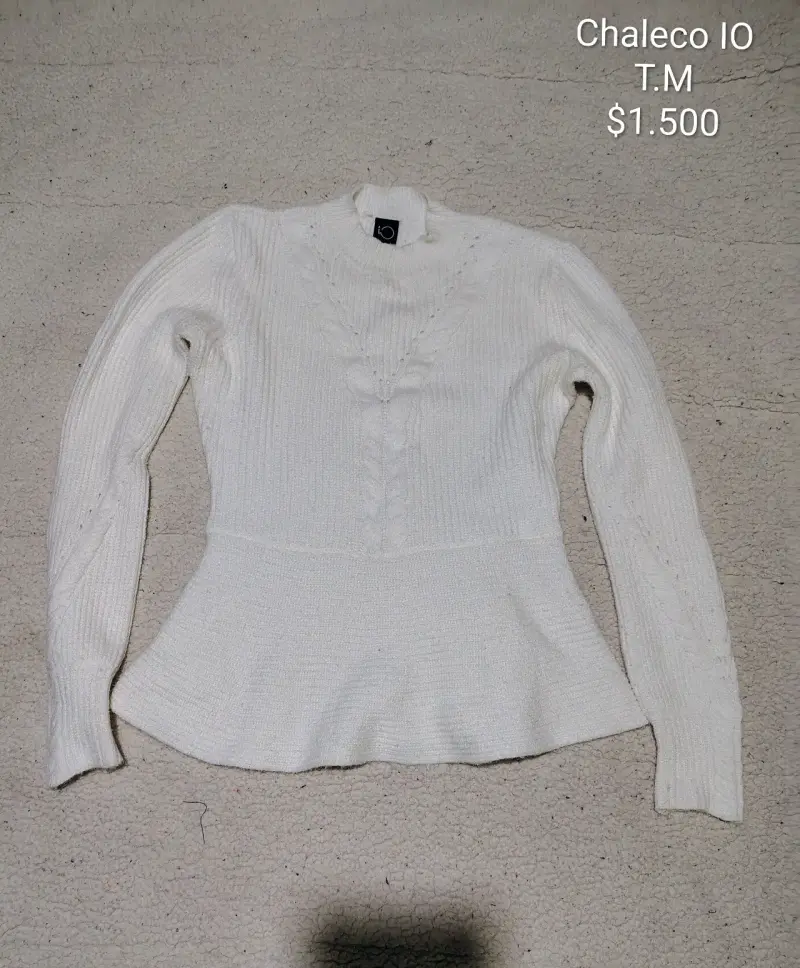 Chaleco IO color blanco