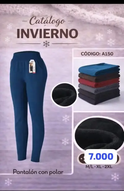 Pantalón de polar azul - miniatura 1