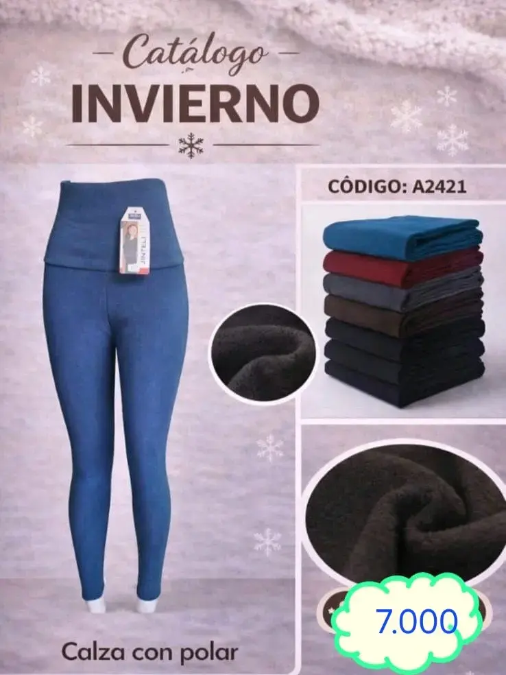 Pantalón de polar azul - 3