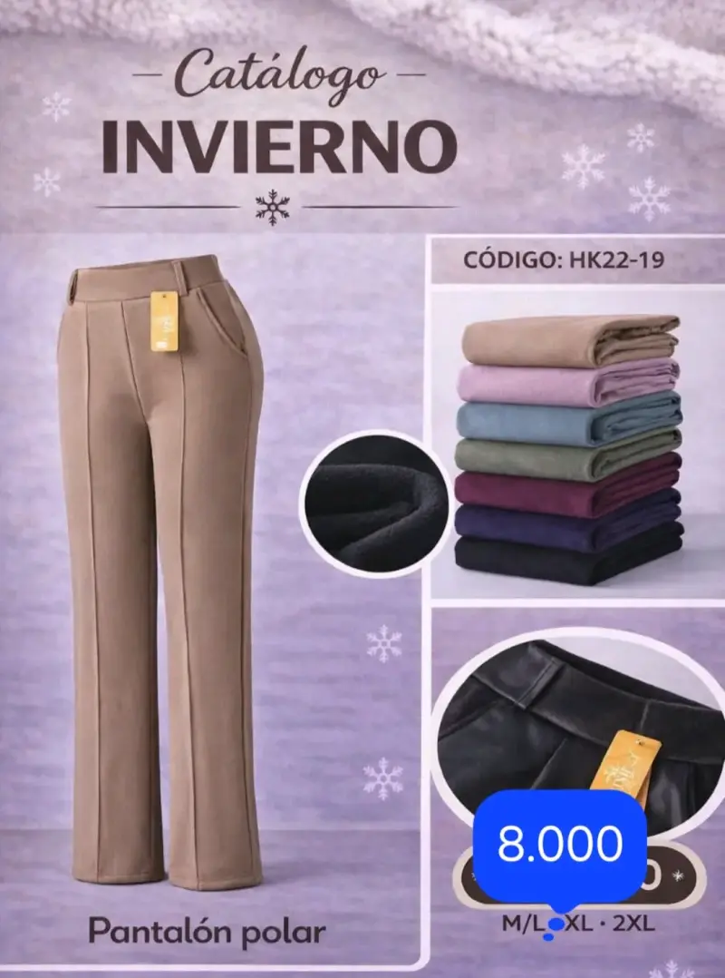 Pantalón de polar azul - 6