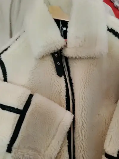 Chaqueta de lana beige - miniatura 1