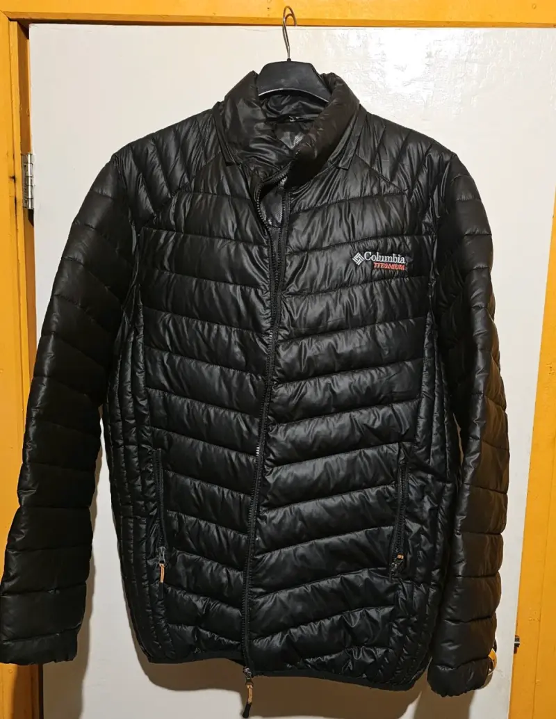 Chaqueta negra Columbia hombre - 1