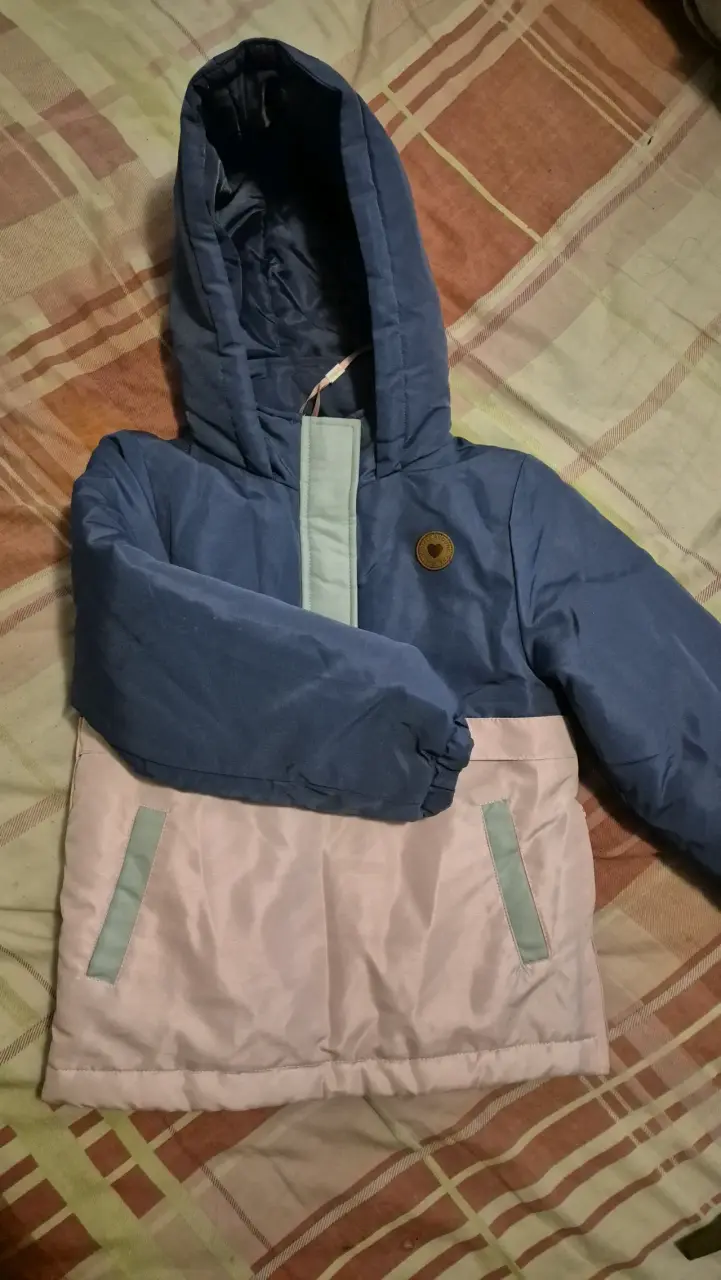 Chaqueta de invierno azul niña - 1