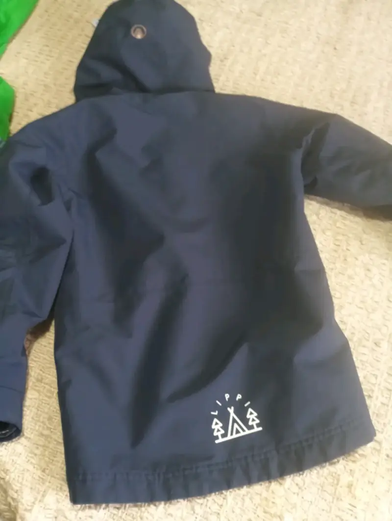 Parka azul con capucha - 2