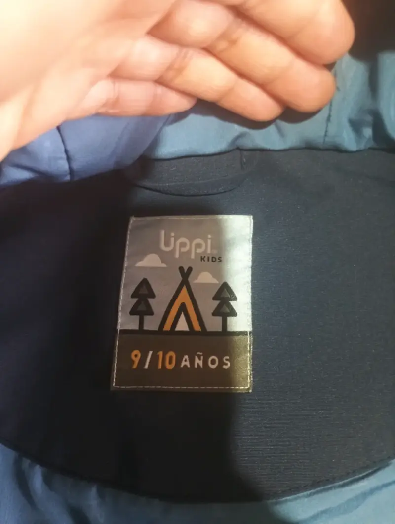 Parka azul con capucha - 3