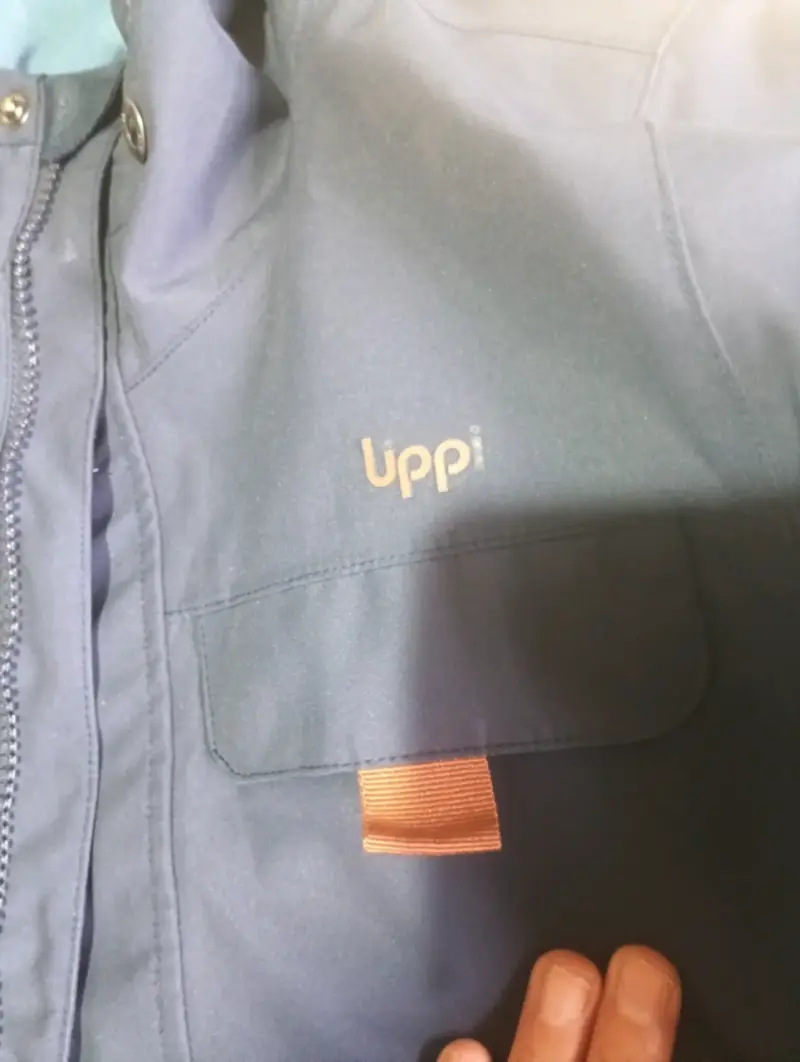 Parka azul con capucha - 5