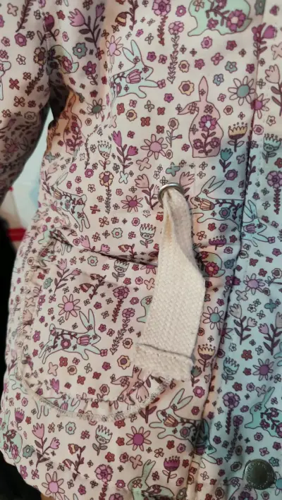 Abrigo infantil estampado floral - miniatura 3