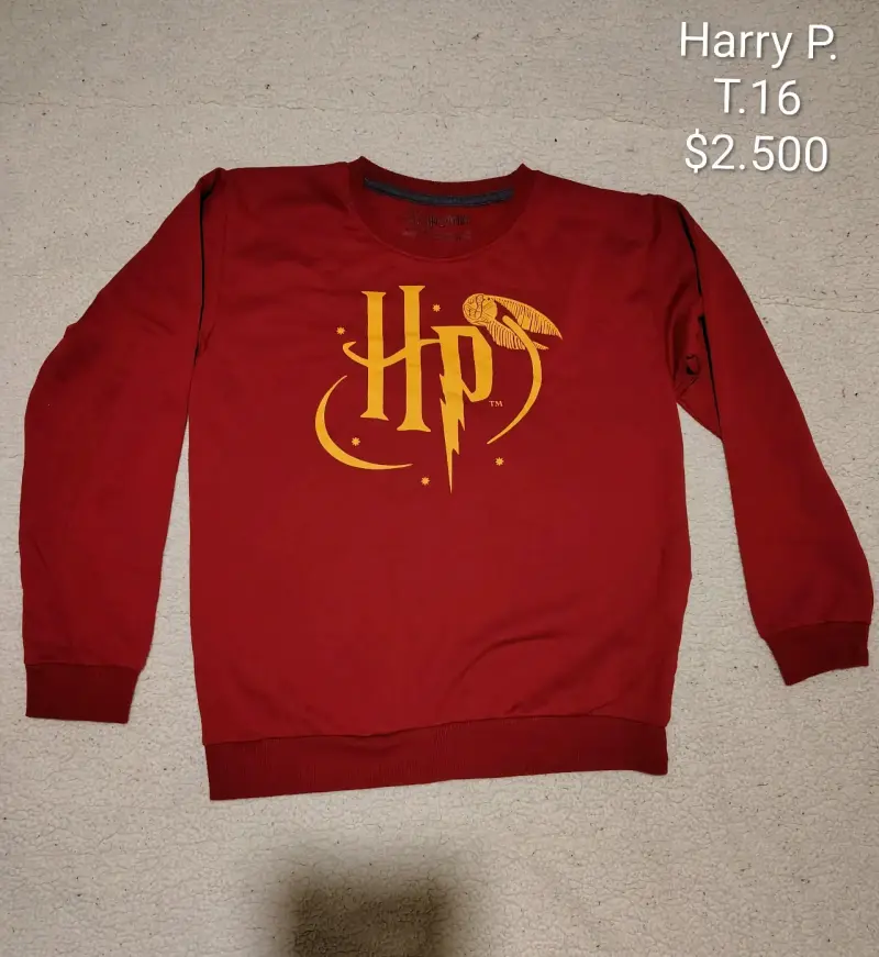 Polerón rojo Harry Potter