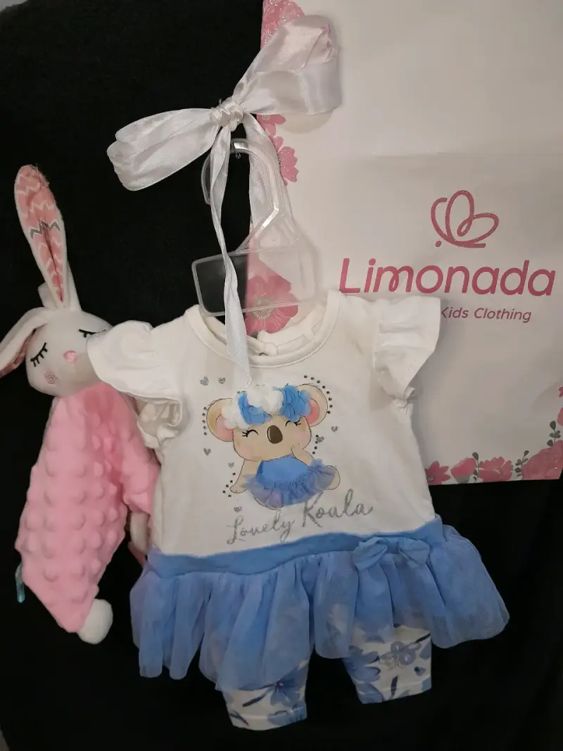 Conjunto Lovely Koala azul para bebé