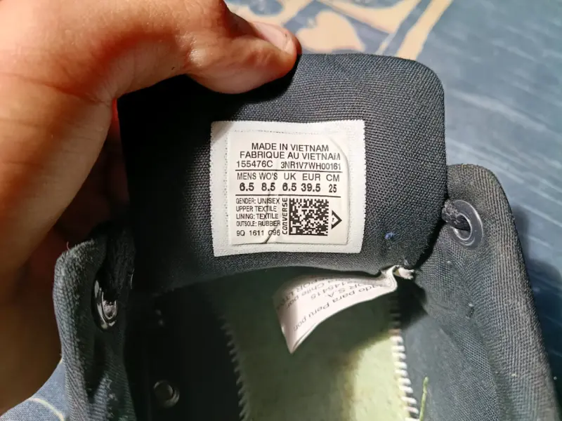 Zapatillas negras de lona - 5