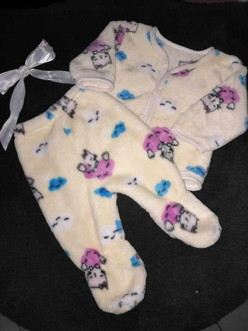 Pijama polar rosado infantil - 2