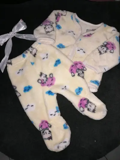 Pijama polar rosado infantil - miniatura 2